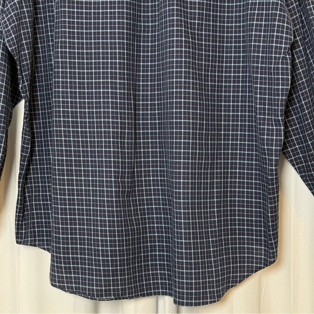 Ralph Lauren Blake XL Blue Plaid Cotton Button Down Shirt Pony Logo Men's - Picture 8 of 10
